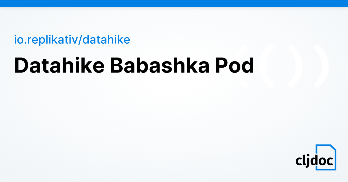 Datahike Babashka Pod — io.replikativ/datahike 0.6.1602