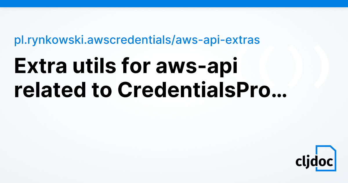 Awscredentials